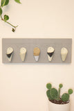 Ceramic and Wood Wall Planter - Horizontal