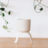 Ceramic Footed Planters, Classic